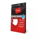 Hanes 100% Cotton Fabric Face Mask Reusable White (5 Pack) New. Price: $6.75.