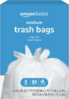Amazon Basics Gallon Flap Tie Trash Bags, 80 Count Fresh Scent New. Price: $19.68.
