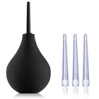 Topquafocus 8OZ Enema Bulb Kit Anal And 224ML (5 Piece Set) - Black, New. Price: $11.98.