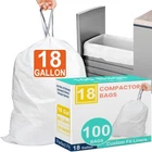 RELIABLE1ST 18 Gallon 120 Count Compactor Trash Bags Reinforced Drawstring New. Price: $38.72.