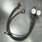 Uniweld Manifold Gauge Set R-12 R-22 R-502 Black Magic Hoses Hvac Tool Used. Price: $32.97.