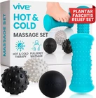 Massage Ball Set (4 Piece) - Plantar Fasciitis Relief Foot Pain Hot Cold Therapy New. Price: $32.20.