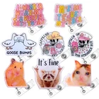 Yj Premiums 8PC Funny Cute Badge Reel Holder Id Card Retractable Clip For... New. Price: $8.52.