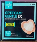 Medline Optifoam Gentle 7X7 Wound Dressing MSCEX77EP Exp 10/28 Box Of 5 - New. Price: $31.99.