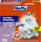 Hefty Ultra Strong 13 Gallon Trash Bags, Tall Kitchen Size, New. Price: $75.95.