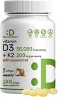 Deal Supplement Vitamin D3 50,000 Iu + K2 MK7 200MCG Softgels, 240 Count 2-IN- New. Price: $56.99.