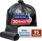 Reli. 95 Trash Bags Heavy Duty 1 Count (pack Of 30), Black New. Price: $45.06.