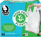 Hippo Sak - Plant Based Tall Kitchen Garbage Bags With Ergonomic Handles 13 New. Price: $30.95.