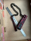 California Exotic Novelties Scandal Be Naughty Collar W/ Chain Leash Red & Black New. Price: $11.99.