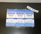 Exp 10/2027+! (3) Box Lot Refresh Optive 0.5OZ (15ML) Lubricant Eye Drops New. Price: $32.00.