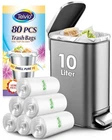 2.6 Gallon 80 Counts Strong Bags Garbage By Teivio, Bathroom Trash... New. Price: $13.99.