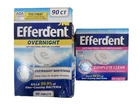 Efferdent Pm Overnight 90CT + Complete Clean 126 44 Tablets New. Price: $28.90.