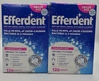 Lot Of Efferdent Retainer & Denture Cleaner Tablets, Complete Clean, 126 Count New. Price: $9.56.