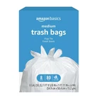 Amazon Basics Gallon Flap Tie Trash Bags, Fresh 80 Count (pack Of 1), Black New. Price: $27.90.