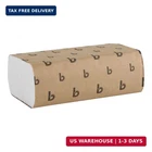 Boardwalk Multifold Disposable Bathroom Paper Hand Towels, 1-PLY, X 9.45, 250 New. Price: $50.61.