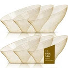 Plastic Serving Bowls 12 Pack 54OZ Gold Glitter Disposable Bucla Angled Chip New. Price: $46.99.