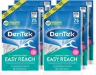 6-PACK Dentek Complete Clean Easy Reach Floss Picks Fluoride Coating, 75CT New. Price: $36.79.