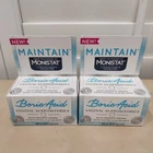(2X) Monistat Maintain Boric Acid Suppositories Vaginal Odor Control Ph Balance New. Price: $16.47.