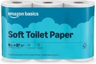 Amazon Basics 2-PLY Soft Toilet Paper, Rolls 350 Sheet (pack 6), White New. Price: $11.99.