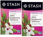 Stash Wild Raspberry Hibiscus Herbal 20 Individual Wrapped Tea Bags (2 Pack) New. Price: $18.04.