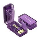 Pill Cutter - 1/4 & 1/2 Splitter For Small Tiny Size, Purple 1P New. Price: $16.92.