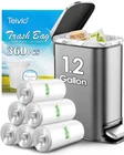 Teivio 1.2 Gallon Counts Trash Bags Garbage (pack Of 360), Clear New. Price: $22.99.