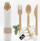 Pre Rolled Napkin And Bamboo Cutlery Set - 50 Pack Utensils Wooden Cut... New. Price: $63.18.