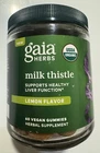 Gaia Herbs Milk Thistle Organic 60 Gummies- Lemon Flavor. EXP.08/2027!!! New. Price: $16.25.