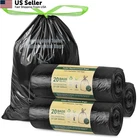 Blika 60 Count Toilet Replacement Bags With Drawstring, 8 Gallon, Black New. Price: $44.02.