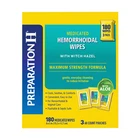 Preparation Medicated Hemorrhoidal Wipes Witch Hazel 180 Ct Maximum Strength New. Price: $25.99.