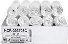 Aluf Plastics High Density Trash Bags, 30 500 Count (pack Of 1), Clear New. Price: $51.25.