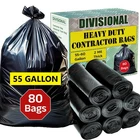 80 Count Contractor Garbage Bags 55 Gallon Heavy Duty 2... New. Price: $65.58.