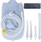 Kyzetjd Silicone Enema Kit 2 Bag 6.3FT. Long Hose Multi-si... New. Price: $29.99.