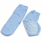 Slipper Socks Soft Sole Large Blue Ankle High -1 Count New. Price: $9.98.