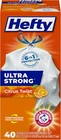 Ultra Strong 13 Gallon Trash Bags, Tall Kitchen Size, Draws New. Price: $13.93.