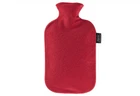 Fashy Hot Water Bottle With Fleece Cover Cranberry - Made In Large, New. Price: $43.06.