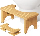 Squatting Potty For Adults FOLDABLE,7IN Bamboo Toilet Stool And Kids New. Price: $27.90.