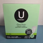 By Kotex Clean & Secure Panty Liners, Absorbs Instantly, Long Length, 126 Ct New. Price: $27.95.