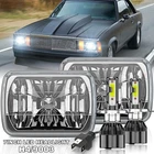 Pair 5X7" 7X6 Inch Rectangle Led Headlights 6000K Kit For Chevy Malibu 1978-1980 New. Price: $79.99.