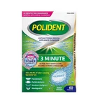 Polident, 3 Minute Antibacterial Dental Appliance Cleanser Tablets, 60 Count New. Price: $12.30.
