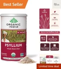 Whole Psyllium Husk Powder Organic - Fiber Supplement, Digestio... New. Price: $41.99.