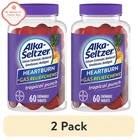 (2 Pack) Alka-seltzer Heartburn Relief+gas Chews,tropical Punch 60 Ct New. Price: $22.61.