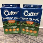 Boxes Of Cutter (24) Individually Wrapped Poison Ivy Wipes Cleanse The Go New. Price: $15.00.