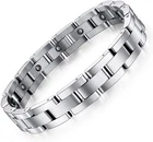 Feraco Magnetic Bracelets For Men Sleek Titanium Stainless Steel New. Price: $24.29.