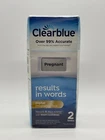 Clearblue Digital Pregnancy Tests, Results In Words! Exp : 09/2025 New. Price: $11.17.