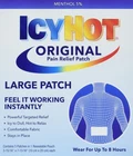 Icy Hot Original Medicated Pain Relief Patch, Large, 5 Count New. Price: $11.29.