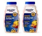 Equate Ultra Strength Antacid Tablets Tropical Fruit 1000MG 160 Count 2 Pack New. Price: $35.59.