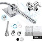 Shower Enema Kit For Colon Cleansing-stainless Steel Chrome New. Price: $83.92.
