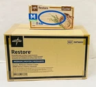 Medline Restore Touch Nitrile Gloves Maxoat+ Medium 2500 Box New. Price: $82.99.