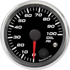 Speedhut R25-OP3-REV 2-5/8" Oil Pressure Gauge 100 Psi W/warning New. Price: $197.53.